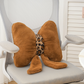 ✨ PROMO 50% DE RÉDUCTION ! 🐆 Coussin Léopard à Nœud – Douillet, Ergonomique, Décoratif ✨