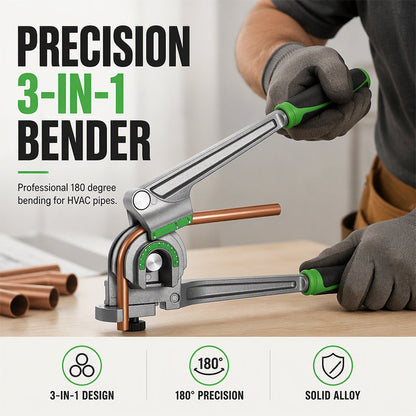 🔧 PROMO LIMITÉE 50% DE RÉDUCTION ! ✨ Cintreuse 3‑en‑1 pour tubes 1/4", 3/8" & 1/2" – Précise, Polyvalente, Robuste 🛠️