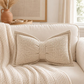 🦋 PROMO LIMITÉE 50% DE RÉDUCTION ! ⚡ Coussin décoratif en chenille forme nœud papillon – Douillet, Décoratif, Bien fini ✨