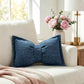 🦋 PROMO LIMITÉE 50% DE RÉDUCTION ! ⚡ Coussin décoratif en chenille forme nœud papillon – Douillet, Décoratif, Bien fini ✨