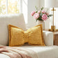 🦋 PROMO LIMITÉE 50% DE RÉDUCTION ! ⚡ Coussin décoratif en chenille forme nœud papillon – Douillet, Décoratif, Bien fini ✨