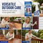 🛡️ 50 % DE RÉDUCTION ! Produit de restauration pour bois toutes saisons – Pénètre en profondeur pour raviver la couleur et créer une barrière protectrice contre les UV et l'humidité. Préservez l'aspect neuf de vos meubles de jardin ! 🌳💪