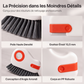 🏆 Offre spéciale du dernier jour :18.99€ ! 🔥 1 achetés 1 offerts 🎁Brosse de nettoyage pour rainures de fenêtre 2-en-1 avec grattoir intégré