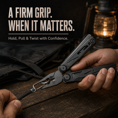 🛠️ PROMO LIMITÉE 50% DE RÉDUCTION ! ✨ Pince Multifonction Pliable Portable avec Pochette – Robuste, Compacte, Polyvalente ⛺