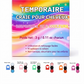 🌈 PROMO LIMITÉE 50% DE RÉDUCTION ! ✨ Set de craies capillaires temporaires – Faciles à appliquer, Amusantes, Lavables 🎉