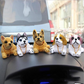 🐶 PROMO LIMITÉE 50% DE RÉDUCTION ! ✨ Décoration de Tableau de Bord Voiture Chien Hochet Mignon – Tête oscillante, Peluche douce, Design mignon 🚗