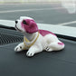 🐶 PROMO LIMITÉE 50% DE RÉDUCTION ! ✨ Décoration de Tableau de Bord Voiture Chien Hochet Mignon – Tête oscillante, Peluche douce, Design mignon 🚗