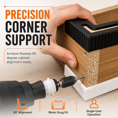 🪚1 ACHETÉ 1 OFFERT ! ⚡ Outil de support de serre‑joint d'angle pour travail du bois – Précis, Robuste, Polyvalent ✨