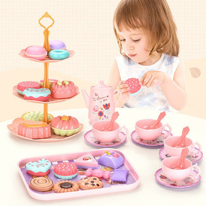 🦄 PROMO LIMITÉE 50% DE RÉDUCTION ! ⚡ Set de Théière Jouet pour Enfant 17 Pièces – Portable, Sûr, Stimule l’imagination ✨