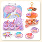 🦄 PROMO LIMITÉE 50% DE RÉDUCTION ! ⚡ Set de Théière Jouet pour Enfant 17 Pièces – Portable, Sûr, Stimule l’imagination ✨