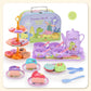 🦄 PROMO LIMITÉE 50% DE RÉDUCTION ! ⚡ Set de Théière Jouet pour Enfant 17 Pièces – Portable, Sûr, Stimule l’imagination ✨