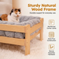 📢📢50% DE RÉDUCTION !! ⏰Lit surélevé en bois pour animaux