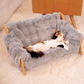 📢📢50% DE RÉDUCTION !! ⏰Lit surélevé en bois pour animaux