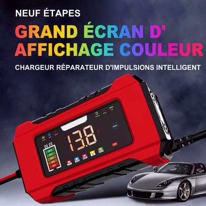 🔌 PROMO LIMITÉE 50% DE RÉDUCTION ! ⚡ Chargeur de Batterie Intelligent 12V 6A – Réparateur, Sécurisé, Intuitif 🚗