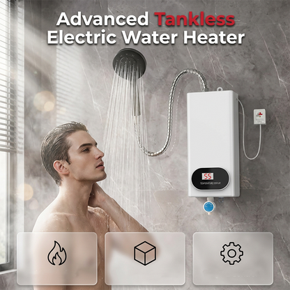 🚿 PROMO LIMITÉE -50% ⚡ Chauffe-Eau Électrique Sans Réservoir — Eau Chaude Illimitée