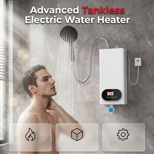 🚿 PROMO LIMITÉE -50% ⚡ Chauffe-Eau Électrique Sans Réservoir — Eau Chaude Illimitée