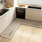 🎉50% DE RÉDUCTION ! 🧉💧 Tapis de Sol de Cuisine Antidérapant Séchage Rapide en L — Absorbe Eau & Huile, Ne Glisse Pas, Confort Optimal pendant la Cuisine. 🏠