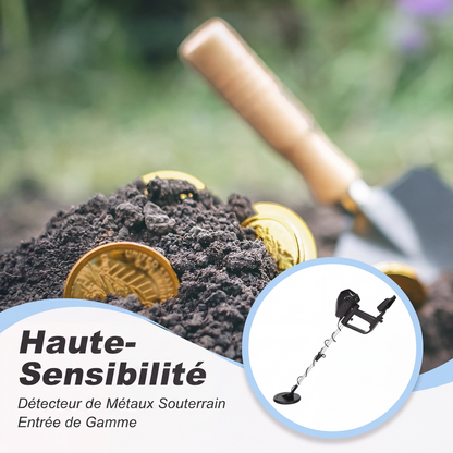 🔍 PROMO LIMITÉE 50% DE RÉDUCTION ! ⚡ Détecteur de Métaux Souterrain d’Entrée de Gamme – Léger, Stable, Simple d’Utilisation ✨