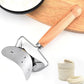 🥟 PROMO 50 % DE RÉDUCTION ! 💣 Découpe‑Pâte à Raviolis Inox – Lame Tranchante, Manche en Bois ✨