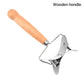 🥟 PROMO 50 % DE RÉDUCTION ! 💣 Découpe‑Pâte à Raviolis Inox – Lame Tranchante, Manche en Bois ✨