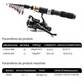 🎣 PROMO 50 % DE RÉDUCTION ! 💣 Kit Complet de Pêche Voyage – Canne Télescopique avec Sacoche ✨