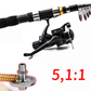 🎣 PROMO 50 % DE RÉDUCTION ! 💣 Kit Complet de Pêche Voyage – Canne Télescopique avec Sacoche ✨