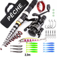 🎣 PROMO 50 % DE RÉDUCTION ! 💣 Kit Complet de Pêche Voyage – Canne Télescopique avec Sacoche ✨