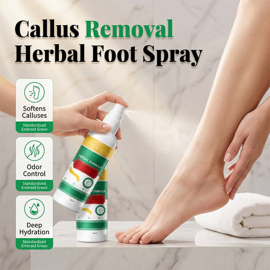 Spray rafraîchissant pour les pieds à base de plantes