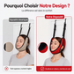 🧘 PROMO 50% DE RÉDUCTION ! ✨ Dispositif de traction cervicale sur porte – Installation Rapide, Brides Réglables, Coussinet Doux ✨