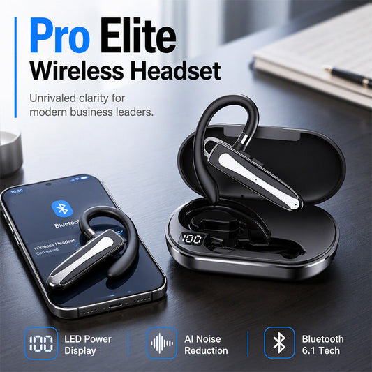 🎧 PROMO LIMITÉE 50% DE RÉDUCTION ! 💦 Oreillette Bluetooth – Confortable, Stable, Clair 🚀
