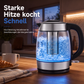 ⚡ OFFRE FLASH -50% ☕ Bouilloire Électrique en Verre 2L — Arrêt Auto, Protection Anti-Surchauffe, Filtre à Thé