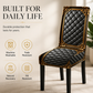 🪑 ACHETEZ 1, OBTENEZ 1 GRATUIT! 🧼 Housse de chaise extensible – Lavable & ajustable ✨