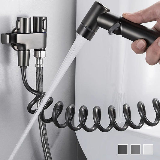 🚿 Promo Flash -50% ✨ Valve Double Commande & Bidet — Lavage Haute Pression 🚽