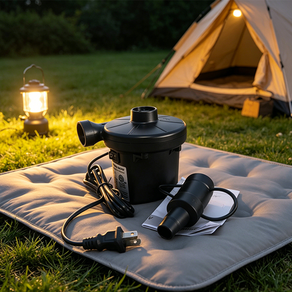 Pompe à air électrique portable avec 3 embouts