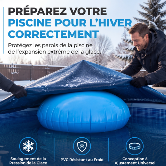 ❄️ -50% STOCK LIMITÉ ⭐ Recommandé par les Piscinistes — Protection Indispensable de l'Hiver