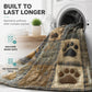 🐾 PROMO LIMITÉE 50% DE RÉDUCTION ! ✨ Couverture Douce en Flanelle à Motif Empreinte de Patte – Moelleuse, Légère, Décorative 🛌