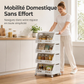 🛒 PROMO LIMITÉE 60% DE RÉDUCTION ! ✨ Organisateur pliable à roues – Mobile, Compact, Polyvalent 📦