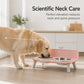 ⏰ PROMO 50% DE RÉDUCTION ! Gamelles Doubles Surélevées pour Animaux avec bols amovibles