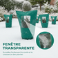 Housse de protection hivernale pour plantes anti-gel avec fermeture éclair et cordon de serrage