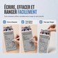 📋 PROMO FLASH : 50% DE RÉDUCTION ! Tableau Blanc Magnétique Sans Encre – Stylet 0,5 mm, Effacement Instantané & Protection Oculaire for une Écriture Propre et Portable ✨✍️