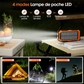 💰 JUSQU'À -50% 🧭Batterie Externe Solaire — Parfait pour Randonnée, Camping & Aventures en Plein Air