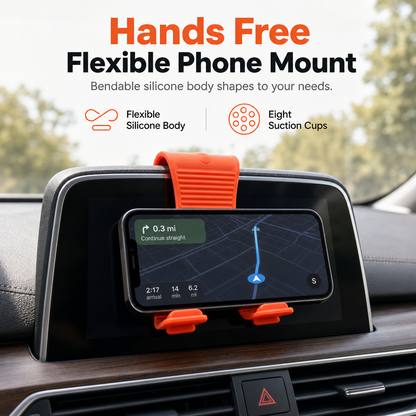 📢 50% DE RÉDUCTION !! ⏰ Support Téléphone Pliable en Silicone — Mains Libres Partout 🚗