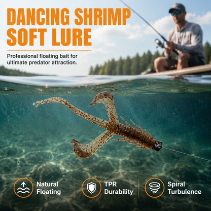 🦐 -50% AUJOURD'HUI SEULEMENT 🎣 Leurres Crevettes Flottants — Réalistes & Attirants
