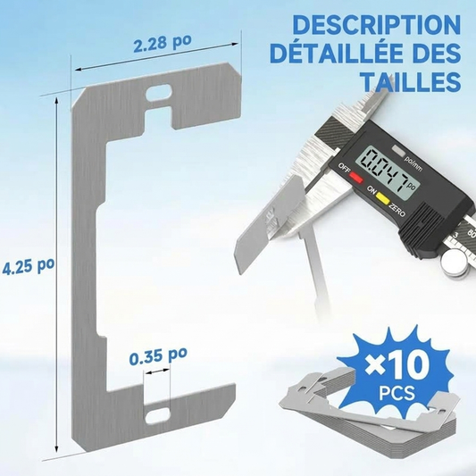 🔧 50% de Réduction ✨ Entretoise Métallique pour Plaque Murale — Pose Affleurante ⚡