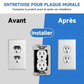 📢📢50% DE RÉDUCTION !! ⏰ Entretoise Métallique pour Plaque Murale – Pose Affleurante, Rattrapage de Profondeur et Lots de 5 à 100