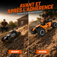 🏎️💨 Voiture RC Tout-Terrain – Haute Vitesse, 4 Roues Motrices et Phares LED