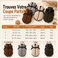 🐶 50 % DE RÉDUCTION ! 🧥 Manteau d'hiver pour chiens – Harnais intégré et bandes réfléchissantes ✨