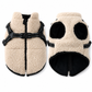 🐶 50 % DE RÉDUCTION ! 🧥 Manteau d'hiver pour chiens – Harnais intégré et bandes réfléchissantes ✨