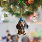 ⏳🔥50 % DE RÉDUCTION POUR UNE DURÉE LIMITÉE ! ⏰🎄 Décorations de sapin de Noël en forme de chiot 🐕🎁