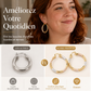Boucles d'oreilles créoles torsadées élégantes pour femmes